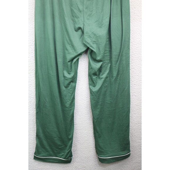 Born Green Long Sleeve Pajama Set-Size Large-Drawstring-Soft - Picture 7 of 16
